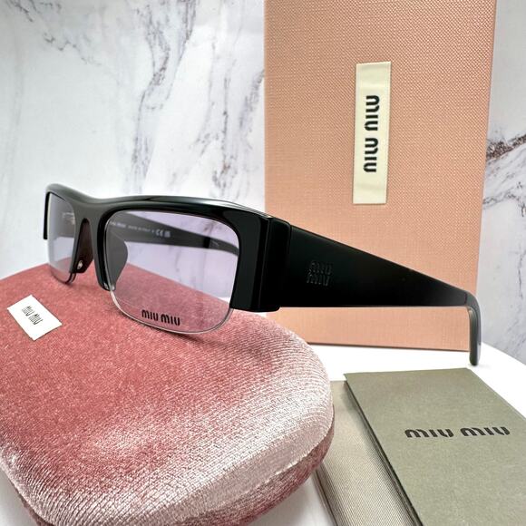 New MIU MIU Vedette Sunglasses Seen on Kylie Jenner MU B07S 16K04O Black Italy - Picture 14 of 16